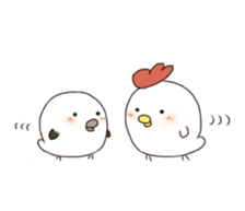 The Aegithalos caudatus and his friends sticker #11783906