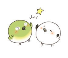 The Aegithalos caudatus and his friends sticker #11783909