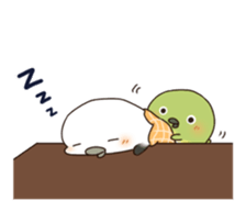 The Aegithalos caudatus and his friends sticker #11783915