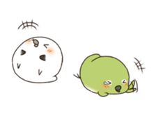 The Aegithalos caudatus and his friends sticker #11783916