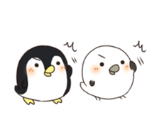 The Aegithalos caudatus and his friends sticker #11783933