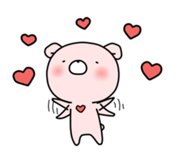 WHITE KUMAO4 (MOMO ver) sticker #11784302