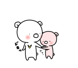 WHITE KUMAO4 (MOMO ver) sticker #11784325