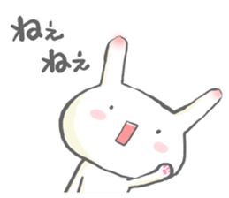 Morning and evening of the rabbit sticker #11784711