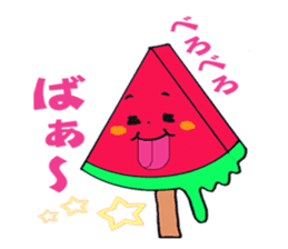 Watermelon LOVE sticker #11784743