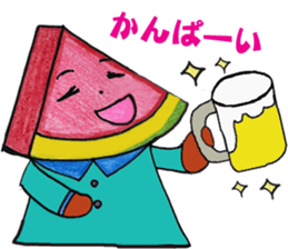Watermelon LOVE sticker #11784750