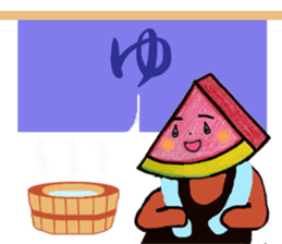 Watermelon LOVE sticker #11784751