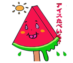 Watermelon LOVE sticker #11784753
