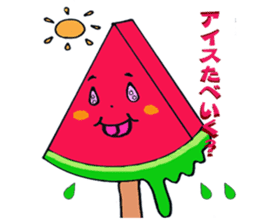 Watermelon LOVE sticker #11784753