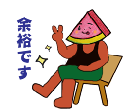Watermelon LOVE sticker #11784754