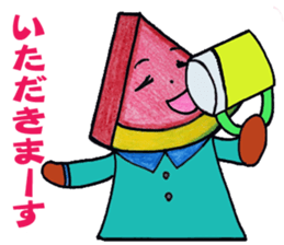 Watermelon LOVE sticker #11784761