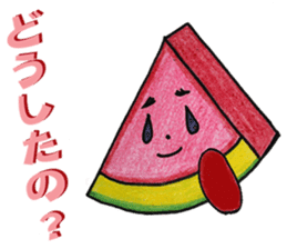 Watermelon LOVE sticker #11784767