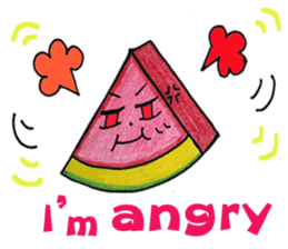 Watermelon LOVE sticker #11784774