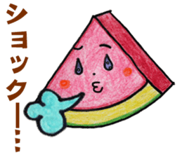 Watermelon LOVE sticker #11784778