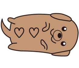 the pretty dog sticker #11785672