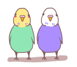 It is easy to employ he Pippi (parakeet) sticker #11786975