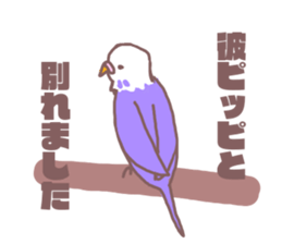 It is easy to employ he Pippi (parakeet) sticker #11786981