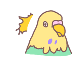 It is easy to employ he Pippi (parakeet) sticker #11786987