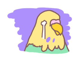 It is easy to employ he Pippi (parakeet) sticker #11786988