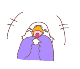 It is easy to employ he Pippi (parakeet) sticker #11786990