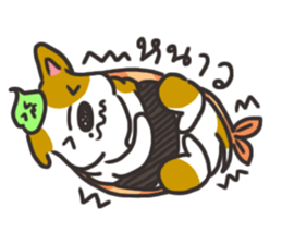 Sushi is my dog (ver.2) sticker #11787782