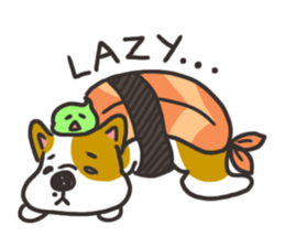 Sushi is my dog (ver.2) sticker #11787786