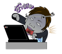 Daily life of the information technology sticker #11787882