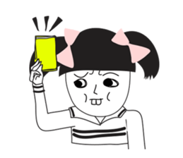 Naughty NANAKO- Just want to veg out! sticker #11788801