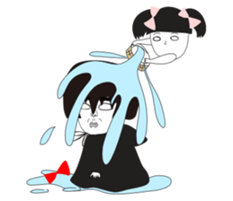 Naughty NANAKO- Just want to veg out! sticker #11788808