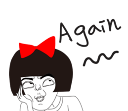 Naughty NANAKO- Just want to veg out! sticker #11788818