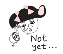 Naughty NANAKO- Just want to veg out! sticker #11788827