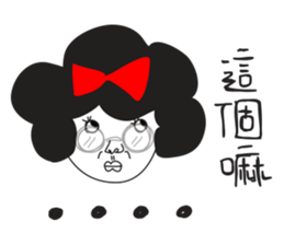 Naughty NANAKO- Just want to veg out! sticker #11788833
