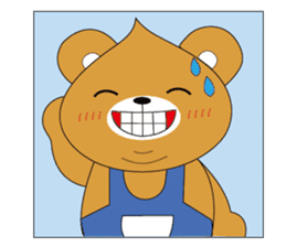 Shy Bobby Bear - chapter of life 2 sticker #11788931