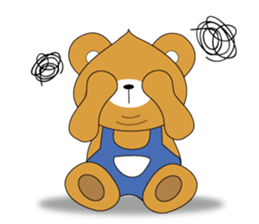 Shy Bobby Bear - chapter of life 2 sticker #11788952