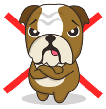 Dai the Bully Bulldog sticker #11789040