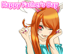 Love Love Father's Day English sticker #11789118