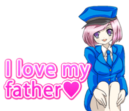 Love Love Father's Day English sticker #11789129