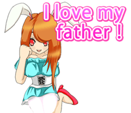 Love Love Father's Day English sticker #11789150