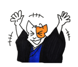 samurai of cat sticker #11789800