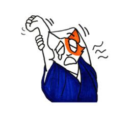 samurai of cat sticker #11789819