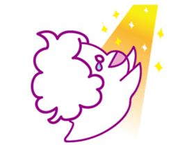 Ice-cream Ghost sticker #11789866