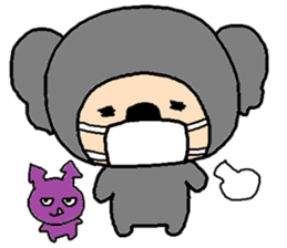 It`s with all the wear of an animals sticker #11790293