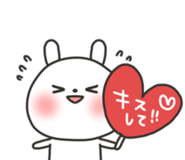 The lovely rabbit sticker #11790480