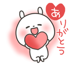 The lovely rabbit sticker #11790485