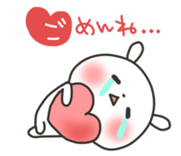 The lovely rabbit sticker #11790489