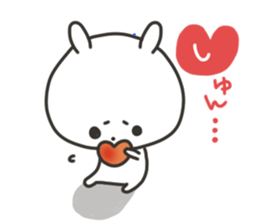 The lovely rabbit sticker #11790496