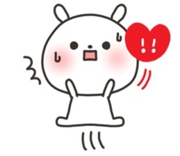 The lovely rabbit sticker #11790502