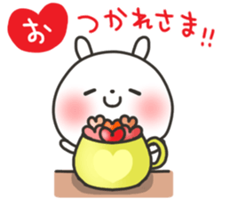 The lovely rabbit sticker #11790505