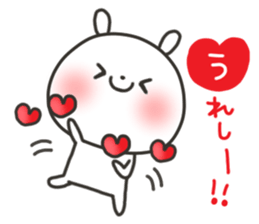 The lovely rabbit sticker #11790514