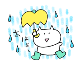 cat plain2 sticker #11791168